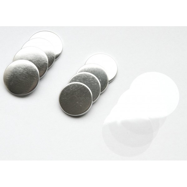 25mm Flatback Button Badge components